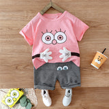 2020 fashion infant Suits Baby Clothing Set for Boys Girls Cute Summer Casual Clothes Set Giraffe Top+Shorts Kids Clothes - ENSEIGNE DENIS