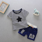 2020 fashion infant Suits Baby Clothing Set for Boys Girls Cute Summer Casual Clothes Set Giraffe Top+Shorts Kids Clothes - ENSEIGNE DENIS