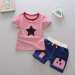 2020 fashion infant Suits Baby Clothing Set for Boys Girls Cute Summer Casual Clothes Set Giraffe Top+Shorts Kids Clothes - ENSEIGNE DENIS