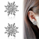 New Fashion Simulated Pearls Pendientes Bijoux Angel Wings Leaf Feather Flowers Stud Earrings For Women Wedding Jewelry Brincos - ENSEIGNE DENIS
