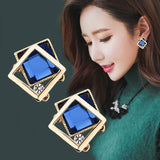 New Fashion Simulated Pearls Pendientes Bijoux Angel Wings Leaf Feather Flowers Stud Earrings For Women Wedding Jewelry Brincos - ENSEIGNE DENIS