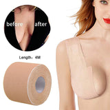 1 Roll 4M Boob Tape Women Breast Nipple Covers Push Up Bra Body Invisible Breast Lift Tape Adhesive Bras Intimates Sexy Bralette - ENSEIGNE DENIS