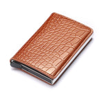 2020 Dropshipping Man Women Smart Wallet Business Card Holder Hasp Rfid Wallet Aluminum Metal Credit Business Mini Card Wallet - ENSEIGNE DENIS