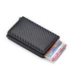 2020 Dropshipping Man Women Smart Wallet Business Card Holder Hasp Rfid Wallet Aluminum Metal Credit Business Mini Card Wallet - ENSEIGNE DENIS