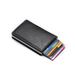 2020 Dropshipping Man Women Smart Wallet Business Card Holder Hasp Rfid Wallet Aluminum Metal Credit Business Mini Card Wallet - ENSEIGNE DENIS