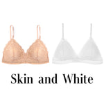 1/2PCS French Style Bralette Seamless Deep V Lace Bra Wireless Thin Underwear Sexy Lingerie Soft Push Up Bras For Women Hot - ENSEIGNE DENIS