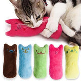 Teeth Grinding Catnip Toys Funny Interactive Plush Cat Toy Pet Kitten