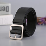 NO.ONEPAUL women belt Genuine Leather New Punk style fashion Pin Buckle jeans Decorative Belt Chain luxury brand belts for women - ENSEIGNE DENIS