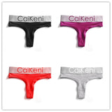 VDOGRIR Sexy Women's Cotton Seamless G-String Thong Female Panty Underwear Women Briefs Low Waist Letter Lady Intimates Tangas - ENSEIGNE DENIS