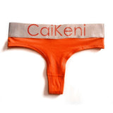 VDOGRIR Sexy Women's Cotton Seamless G-String Thong Female Panty Underwear Women Briefs Low Waist Letter Lady Intimates Tangas - ENSEIGNE DENIS