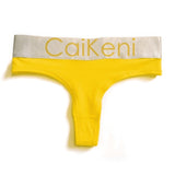 VDOGRIR Sexy Women's Cotton Seamless G-String Thong Female Panty Underwear Women Briefs Low Waist Letter Lady Intimates Tangas - ENSEIGNE DENIS