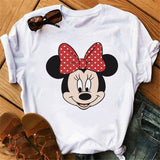 Maycaur Minnie Mouse Cute T Shirt Vogue Women Mouse Printed Shirt Tumblr Femme Girl Tees Hipster Kawaii Holiday Summer Femme Top - ENSEIGNE DENIS
