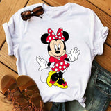 Maycaur Minnie Mouse Cute T Shirt Vogue Women Mouse Printed Shirt Tumblr Femme Girl Tees Hipster Kawaii Holiday Summer Femme Top - ENSEIGNE DENIS
