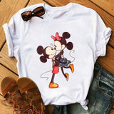 Maycaur Minnie Mouse Cute T Shirt Vogue Women Mouse Printed Shirt Tumblr Femme Girl Tees Hipster Kawaii Holiday Summer Femme Top - ENSEIGNE DENIS