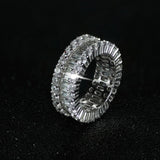 luxury 925 sterling silver wedding band eternity ring for women big gift for ladies love wholesale lots bulk jewelry R4577 - ENSEIGNE DENIS