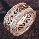 luxury 925 sterling silver wedding band eternity ring for women big gift for ladies love wholesale lots bulk jewelry R4577 - ENSEIGNE DENIS