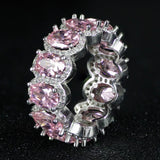 luxury 925 sterling silver wedding band eternity ring for women big gift for ladies love wholesale lots bulk jewelry R4577 - ENSEIGNE DENIS