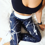 Women Leggings Slim High Waist Elasticity Leggings Fitness Printing leggins Breathable Woman Pants Leggings Push Up Strength - ENSEIGNE DENIS