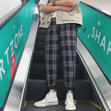 LAPPSTER Streetwear Yellow Plaid Pants Men Joggers 2020 Man Casual Straight Harem Pants Men Korean Hip Hop Track Pants Plus Size - ENSEIGNE DENIS