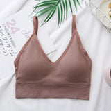 Women Sexy Crop Tops Tube Top Female Streetwear Sleeveless Camis Seamless Sports Lingerie Tee Bra Crop Top Bandeau Top Tank - ENSEIGNE DENIS