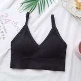 Women Sexy Crop Tops Tube Top Female Streetwear Sleeveless Camis Seamless Sports Lingerie Tee Bra Crop Top Bandeau Top Tank - ENSEIGNE DENIS