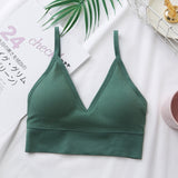 Women Sexy Crop Tops Tube Top Female Streetwear Sleeveless Camis Seamless Sports Lingerie Tee Bra Crop Top Bandeau Top Tank - ENSEIGNE DENIS