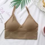 Women Sexy Crop Tops Tube Top Female Streetwear Sleeveless Camis Seamless Sports Lingerie Tee Bra Crop Top Bandeau Top Tank - ENSEIGNE DENIS