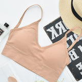 Women Sexy Crop Tops Tube Top Female Streetwear Sleeveless Camis Seamless Sports Lingerie Tee Bra Crop Top Bandeau Top Tank - ENSEIGNE DENIS