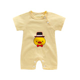 Infant jumpsuit summer romper animal print girl boy cotton suit newborn climbing cartoon rompers cheap stuff baby products - ENSEIGNE DENIS