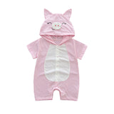 Infant jumpsuit summer romper animal print girl boy cotton suit newborn climbing cartoon rompers cheap stuff baby products - ENSEIGNE DENIS