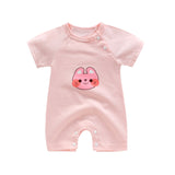 Infant jumpsuit summer romper animal print girl boy cotton suit newborn climbing cartoon rompers cheap stuff baby products - ENSEIGNE DENIS