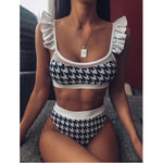 2020 Sexy Women High Waist Bikini Swimsuit Swimwear Female Bandeau Thong Brazilian Biquini Bikini Set Bathing Suit Bather - ENSEIGNE DENIS