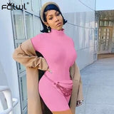 FQLWL Streetwear White Black Knitted Sexy Bodycon Jumpsuit Women Overalls 2019 Long Sleeve Skinny Rompers Womens Jumpsuit Female - ENSEIGNE DENIS