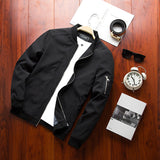 DIMUSI Spring New Men's Bomber Zipper Jacket Male Casual Streetwear Hip Hop Slim Fit Pilot Coat Men Clothing Plus Size 4XL,TA214 - ENSEIGNE DENIS