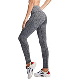 2019 High Waist Sports Legging With Pocket for Women Fashion New Female Workout Stretch Pants Plus Size Elastic Fitness Leggings - ENSEIGNE DENIS