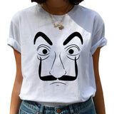 New Money Heist Harajuku T Shirts Women La Casa De Papel Hip Hop T-shirts Fashion House of Paper Tshirt Fashion Top Tees Female - ENSEIGNE DENIS