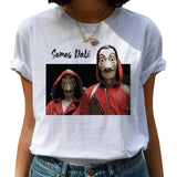 New Money Heist Harajuku T Shirts Women La Casa De Papel Hip Hop T-shirts Fashion House of Paper Tshirt Fashion Top Tees Female - ENSEIGNE DENIS