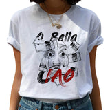 New Money Heist Harajuku T Shirts Women La Casa De Papel Hip Hop T-shirts Fashion House of Paper Tshirt Fashion Top Tees Female - ENSEIGNE DENIS