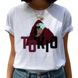 New Money Heist Harajuku T Shirts Women La Casa De Papel Hip Hop T-shirts Fashion House of Paper Tshirt Fashion Top Tees Female - ENSEIGNE DENIS