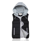 2019 Winter Coat Women Hooded Warm Vest Plus Size Candy Color Cotton Jacket Female Women Wadded Feminina chalecos - ENSEIGNE DENIS