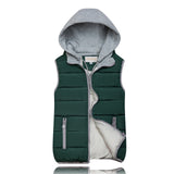 2019 Winter Coat Women Hooded Warm Vest Plus Size Candy Color Cotton Jacket Female Women Wadded Feminina chalecos - ENSEIGNE DENIS