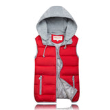 2019 Winter Coat Women Hooded Warm Vest Plus Size Candy Color Cotton Jacket Female Women Wadded Feminina chalecos - ENSEIGNE DENIS