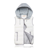 2019 Winter Coat Women Hooded Warm Vest Plus Size Candy Color Cotton Jacket Female Women Wadded Feminina chalecos - ENSEIGNE DENIS