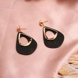 X&P New Fashion Round Dangle Drop Korean Earrings For Women Geometric Round Heart Gold Earring Wedding 2020 kolczyki Jewelry - ENSEIGNE DENIS