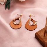 X&P New Fashion Round Dangle Drop Korean Earrings For Women Geometric Round Heart Gold Earring Wedding 2020 kolczyki Jewelry - ENSEIGNE DENIS