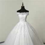 30% Discount Luxury Lace Embroidery 2020 Wedding Dresses 100cm Long Train Sweetheart Elegant Plus size Vestido De Noiva Bride - ENSEIGNE DENIS