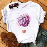 Maycaur Vogue T Shirt Women Summer Casual Tshirts Tees Harajuku Korean Style Graphic Tops New Kawaii Short Sleeve Female T-shirt - ENSEIGNE DENIS