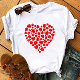 Maycaur Vogue T Shirt Women Summer Casual Tshirts Tees Harajuku Korean Style Graphic Tops New Kawaii Short Sleeve Female T-shirt - ENSEIGNE DENIS
