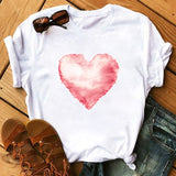 Maycaur Vogue T Shirt Women Summer Casual Tshirts Tees Harajuku Korean Style Graphic Tops New Kawaii Short Sleeve Female T-shirt - ENSEIGNE DENIS