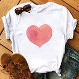 Maycaur Vogue T Shirt Women Summer Casual Tshirts Tees Harajuku Korean Style Graphic Tops New Kawaii Short Sleeve Female T-shirt - ENSEIGNE DENIS